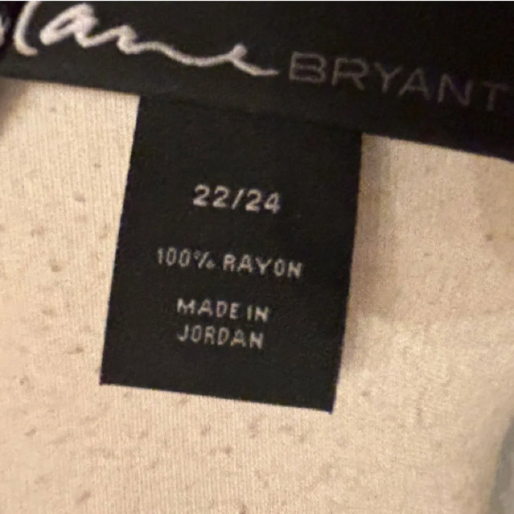 LANE BRYANT Short Sleeve Black /White Open Short‎ Sleeve Cardigan Sz 22/24 Rayon